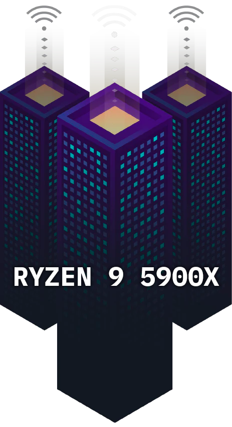 P9 Nodes dedicated servers - Ryzen 9 5900X