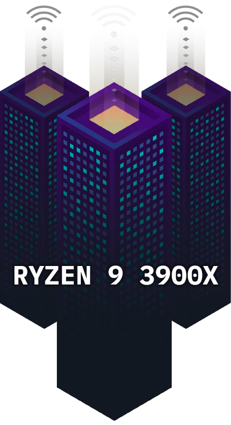 P9 Nodes dedicated servers - Ryzen 9 3900X